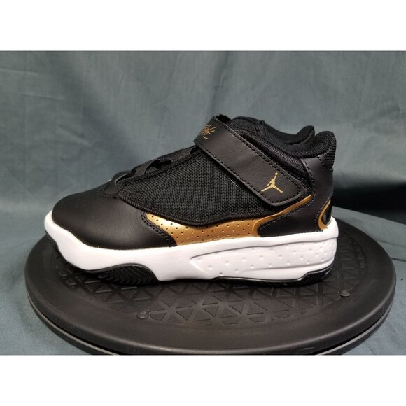 Jordan Max Aura 4 Slip On Sneakers Kid's Size 12c Black NEW IN BOX! - Picture 5 of 11